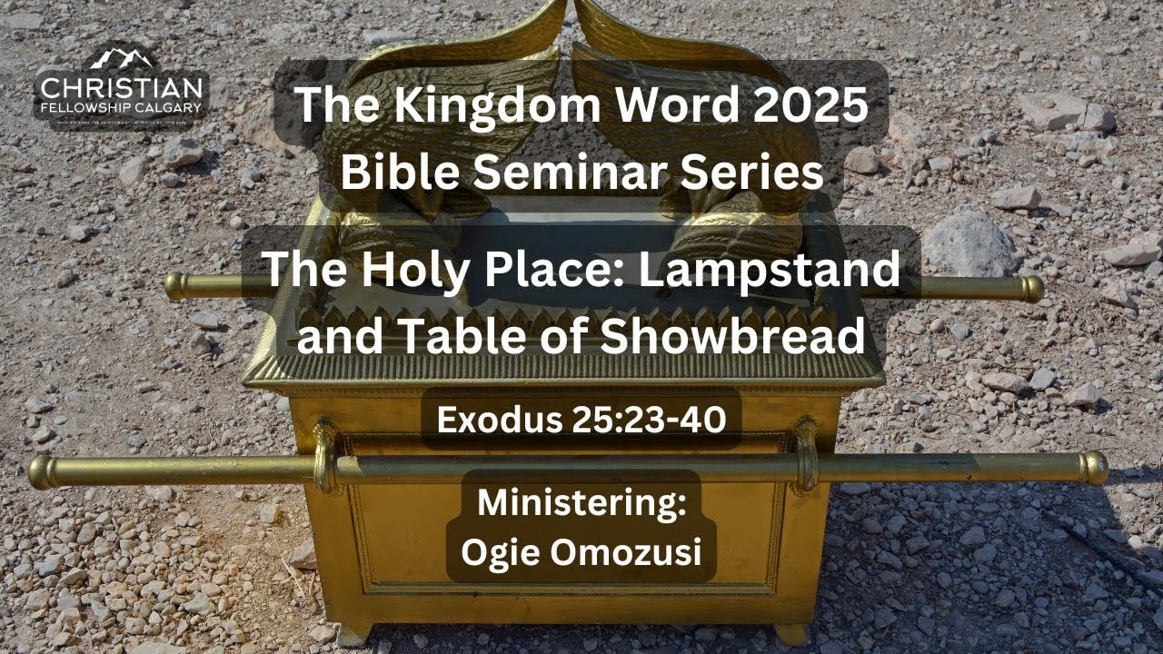 The Holy Place: Lampstand and Table of Showbread
